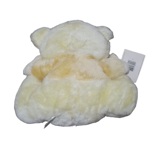 Vintage Teddy Bear 11 inch Plush Pick a Pet Plaid Bowtie Flat Stuffed Animal Toy - Picture 2 of 6